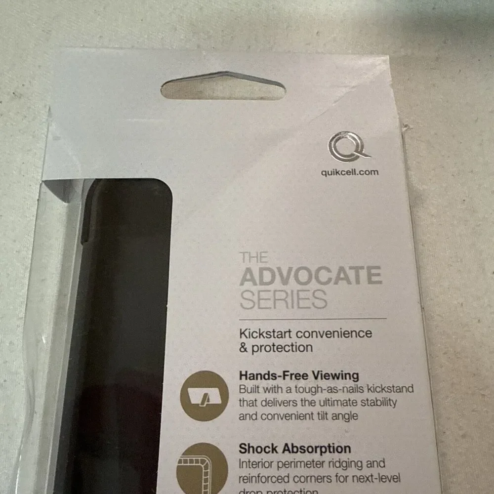 Motorola Moto G Play Case Black‎ Kickstand Quikcell New, Christmas, Birthday
